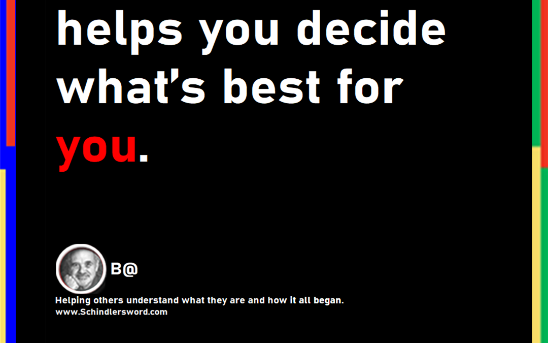 A thinking model helps you decide what’s best for you.