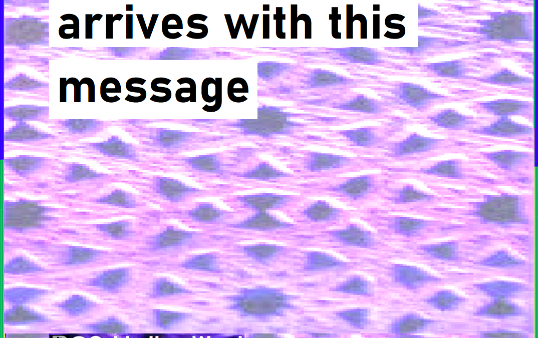 Every new morning arrives with this message